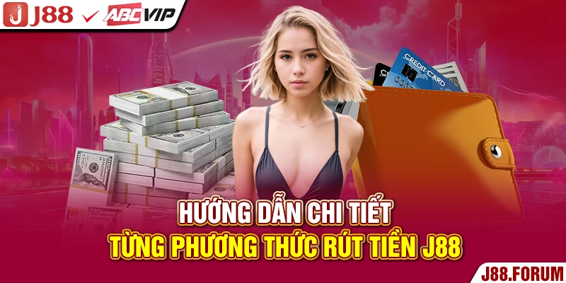 Rút Tiền J88 - Quy Trình Đơn Giản Dành Cho Mọi Người Chơi Hướng dẫn chi tiết từng phương thức rút tiền J88