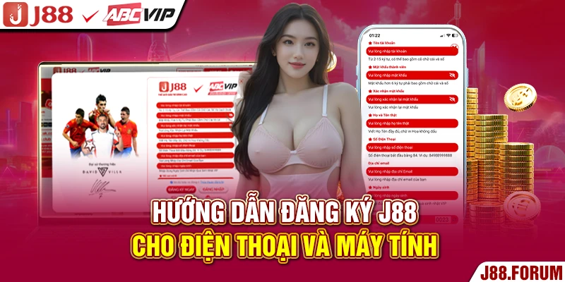 Đăng Ký J88 - Hướng Dẫn Quy Trình Trở Thành Hội Viên Chi Tiết Hướng dẫn đăng ký J88 cho điện thoại và máy tính