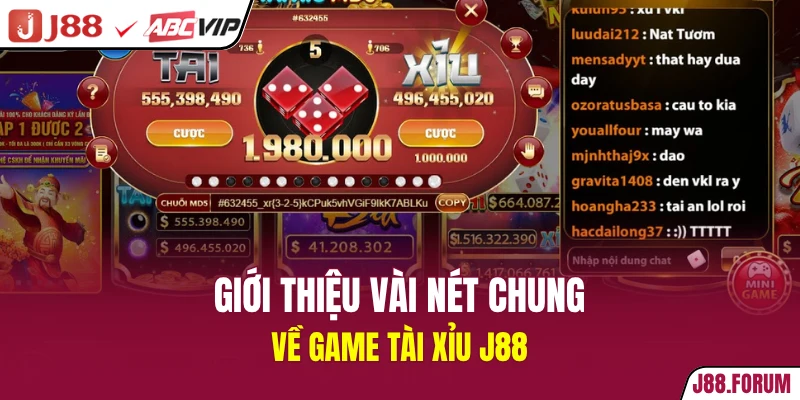 Tài Xỉu J88 - Chi Tiết Luật Chơi Cho Thành Viên Mới Giới thiệu vài nét chung về game tài xỉu J88